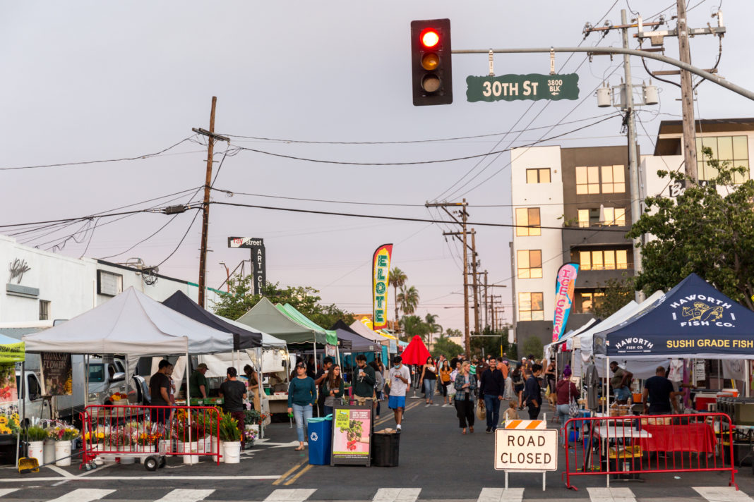 Farmer's Market at Dusk